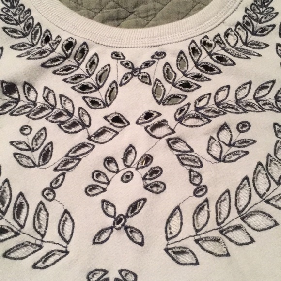 Free People Purple Cropped Sweatshirt - Picture 2 of 4